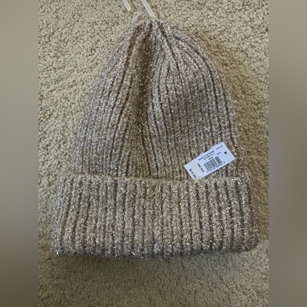 Old Navy Tan Knit Beanie